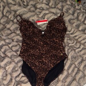Popilush Leopard Shapewear  Swimsuit xl